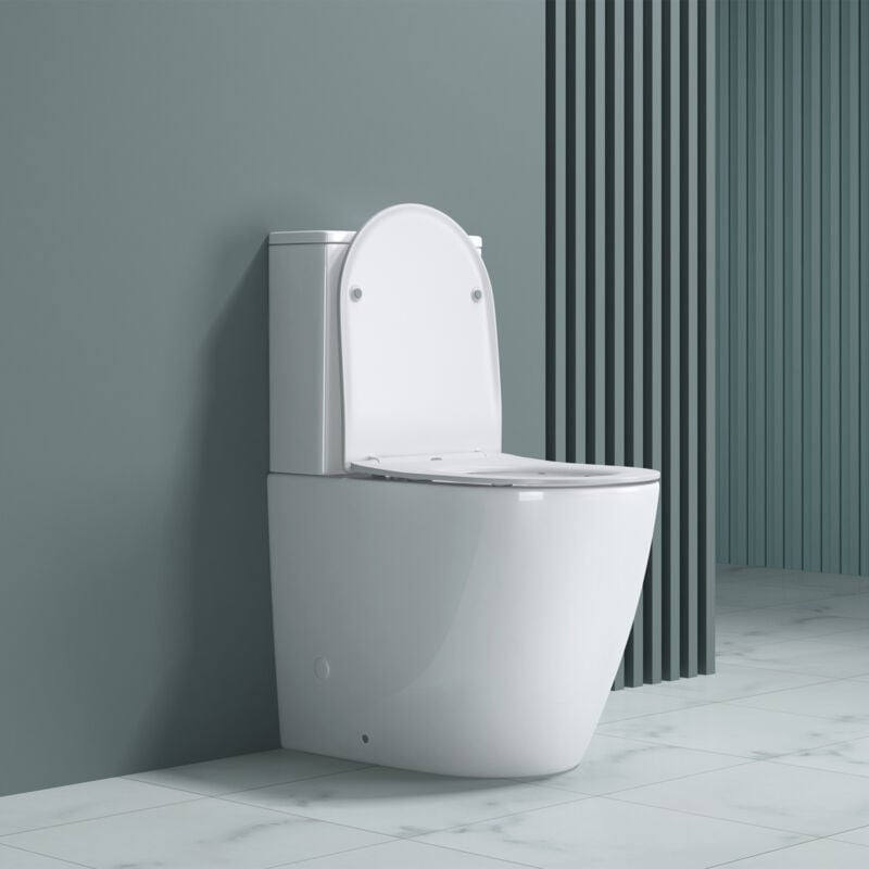 Durovin Bathrooms Comfort Height Close Coupled Toilet With Soft Close Seat And Cistern - Image 2