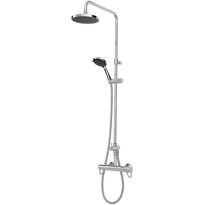 Triton Elina Diverter Thermostatic Lever Bar Mixer Shower TMV3 Overhead Drencher - Image 4