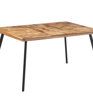Dining Table 148x97x76 cm Solid Wood Teak vidaXL