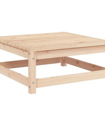 Garden Footstool 70x70x30 cm Solid Wood Pine vidaXL