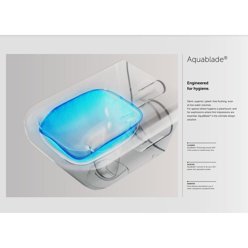 Ideal Standard TESI Wall-mounted bowl AquaBlade (T007901) - Image 3