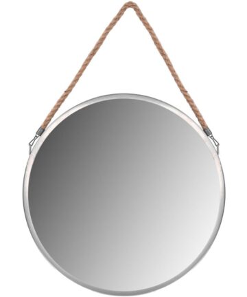 Mirror with Strap REA KLMH-0410S-1 40cm Silver