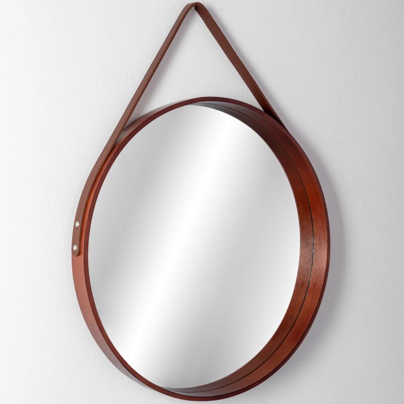 Mirror with Strap REA NBKL-19028 50 cm D.brown - Image 3