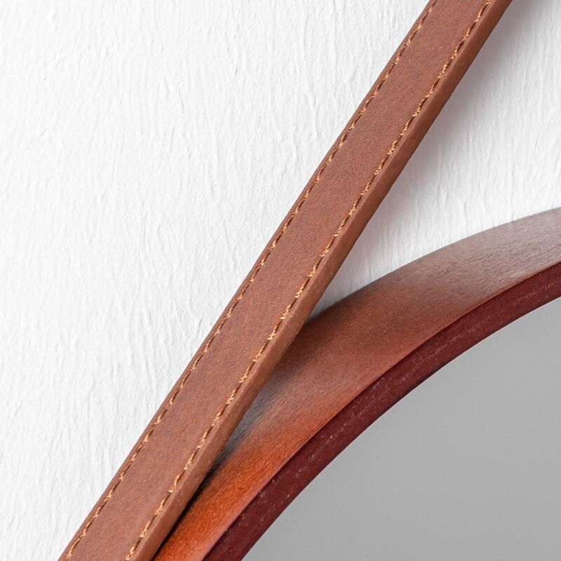 Mirror with Strap REA NBKL-19028 50 cm D.brown - Image 4