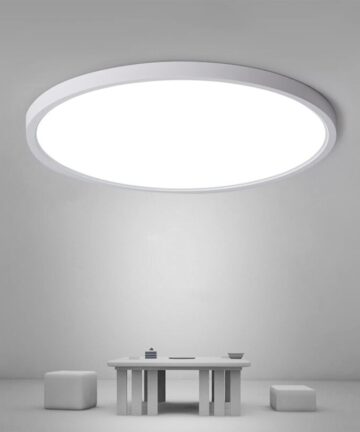 COMELY LED Ceiling Light Diameter 30cm, 24W 2160LM, For Bedroom, Bathroom, Kitchen, Hallway, Balcony - White - Cool White Light 6500K