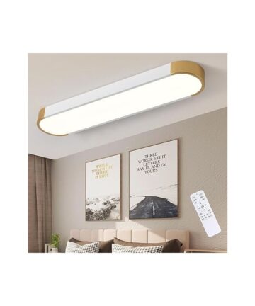 LED Modern Ceiling Light Dimmable Ceiling Lamp with Remote Control Semi Flush Mount Liner 27.5in Ceiling Light Chandelier Ceiling Light for Kitchen Dining Room Living Room