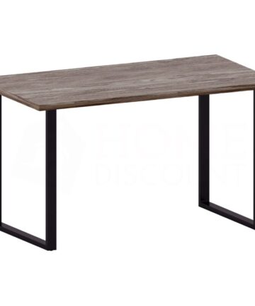 4 Seater Dining Table With U Shape Legs MDF Dining Area Kitchen Furniture, Walnut