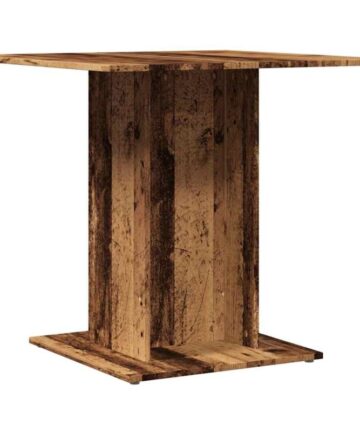 Dining Table Old Wood 80x80x75 cm Engineered Wood vidaXL
