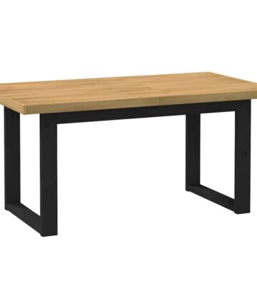 Dining Tableï¼ŒDinner tableï¼ŒEating table NOAIN U-Shaped Legs 160x90x75 cm Solid Wood Pine VSVS451811