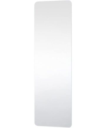 Sollbry Easy to Remove Self-Adhesive Mirror, Impact Resistant PET Resin Mirror Sheet, Wall Mounted Safety Mirror for Home Decor (H 150 x W 50 cm)
