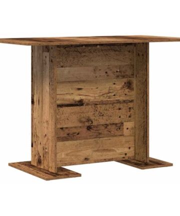 Dining Table Old wood 110 x 60 x 75 cm Engineered wood vidaXL