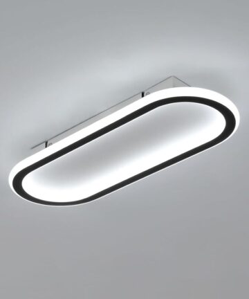 COMELY Modern LED Ceiling Light 33W 3712LM - Black Design, 6500K Cool White Light, Ideal for Kitchen, Hallway, Balcony, Study Room and Living Room - Dimensions 41 5cm