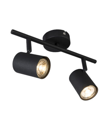 Modern Spot Black 2-Light Tiltable - Jeana