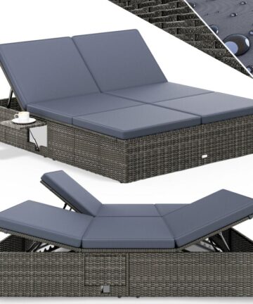 CASARIAÂ® Washington Wooden Garden Side Table Solid Acacia Wood 45x45x45cm Indoor Outdoor Tea Table Balcony Flower Stool