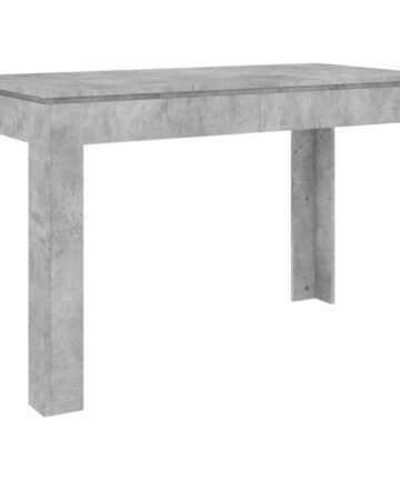 Dining Table Concrete Grey 120x60x76 cm Engineered Wood vidaXL
