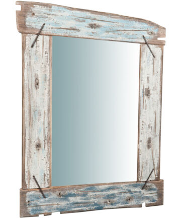 Decorative rectangular mirror Wall mirror Hanging mirror Wooden frame 88x63x4 Large long mirror Entrance and bathroom mirror