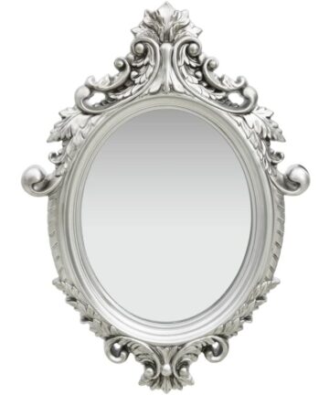 Wall Mirror Castle Style 56x76 cm Silver vidaXL