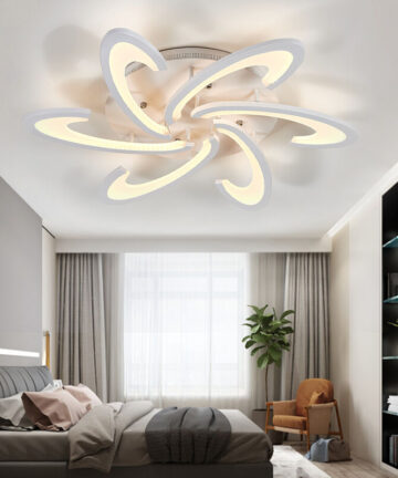 White 73cm Special Design LED Ceiling Light, Dimmable Light