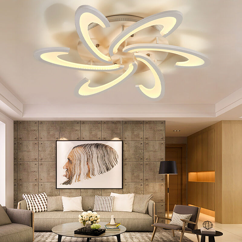 White 73cm Special Design LED Ceiling Light, Dimmable Light - Image 2