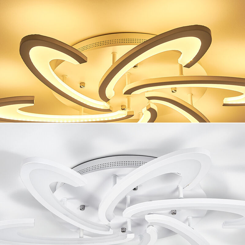 White 73cm Special Design LED Ceiling Light, Dimmable Light - Image 3