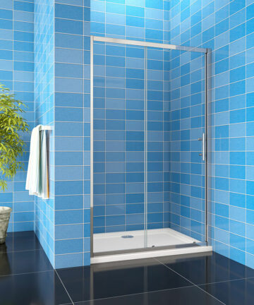 1200mm Sliding Shower Door Walk In Enclosure Bathroom Cubicle 1850mm Height