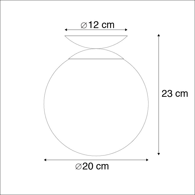 Art Deco Ceiling Lamp Black with Clear Glass - Pallon - Image 3