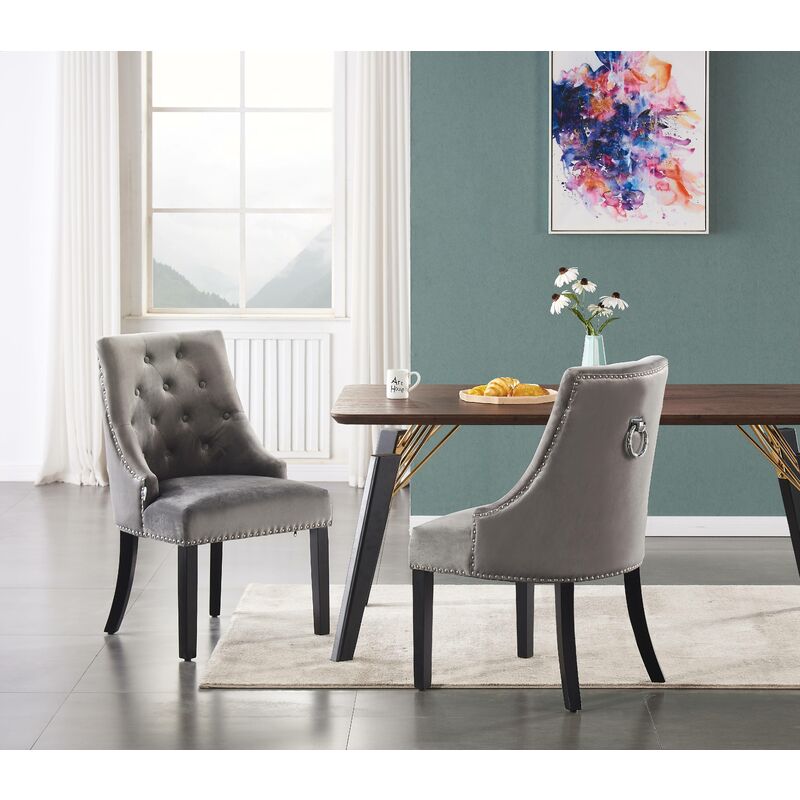 Cosmo Lux Single Dining Table, Solid Metal Legs and Wood Top, Walnut - Image 3