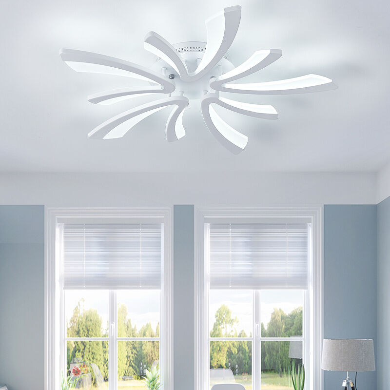 Modern V Shape LED Chandelier Ceiling Light,5 Head Cool White - Image 2