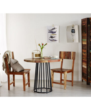 Reclaimed Boat Round Dining Table