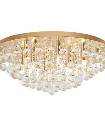 Ceiling Lightdimmable 'Gillion' made of Crystal for Living Room & Dining Room