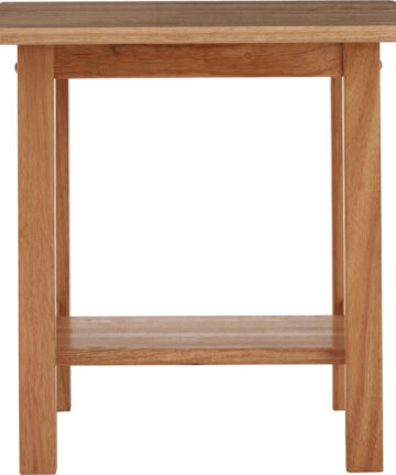 Interiors by Premier Contemporary Square Side Table, Solid Wood Side Table, Modern Wood Nightstand, Wooden Bedside Table