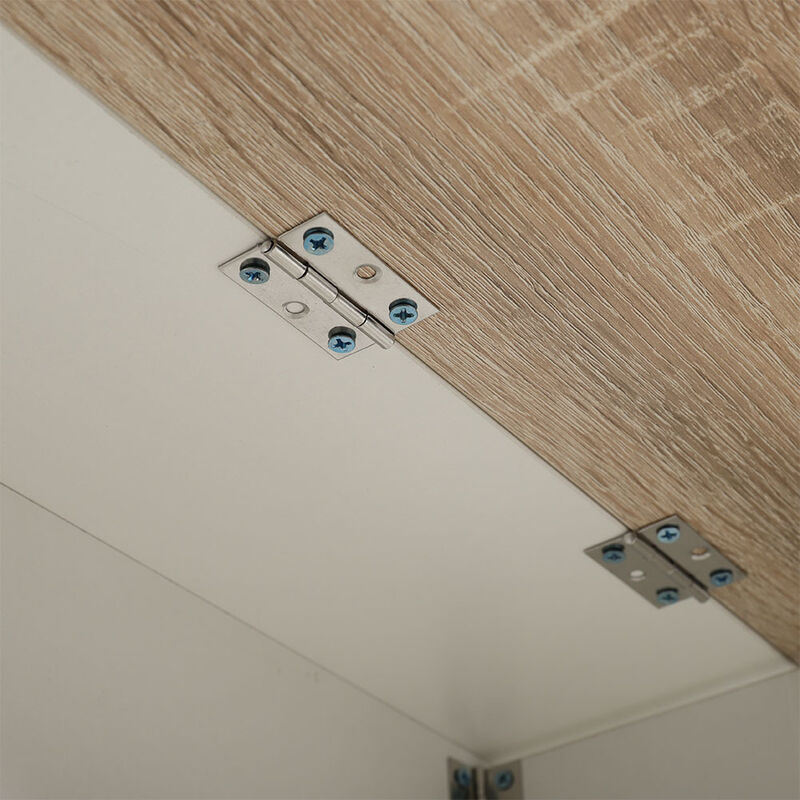 Foldable Wooden Dining Table Compact Kitchen Living Room Furniture - Image 4