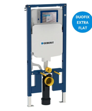 Geberit Duofix UP720 Extra-Flat Support Frame 114 cm, space-saving, with Sigma Concealed Cistern (111.796.00.1)