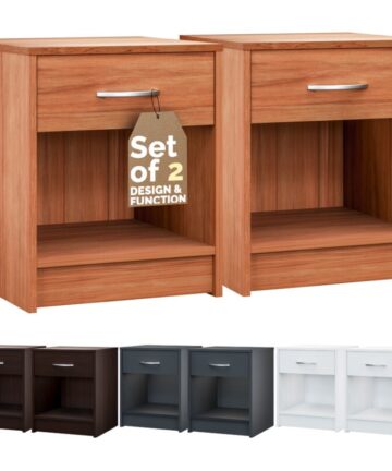 MONZANAÂ® Round Fabric Ceiling Light Modern Fabric Material Circular Ceiling Lamp Light Shade 2xE27 40 Watt Socket Bedroom Lounge Childrens Room Office taupe (de)