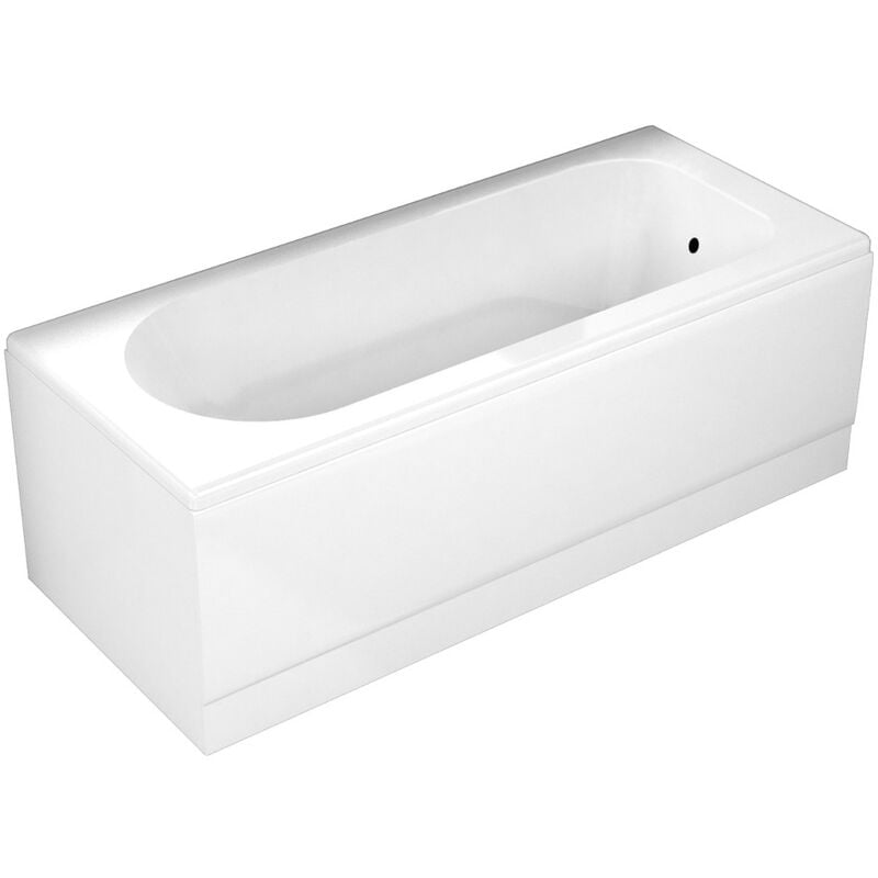 Harris 1700mm Standard Round Single Ended Bath & Legs White - Image 2