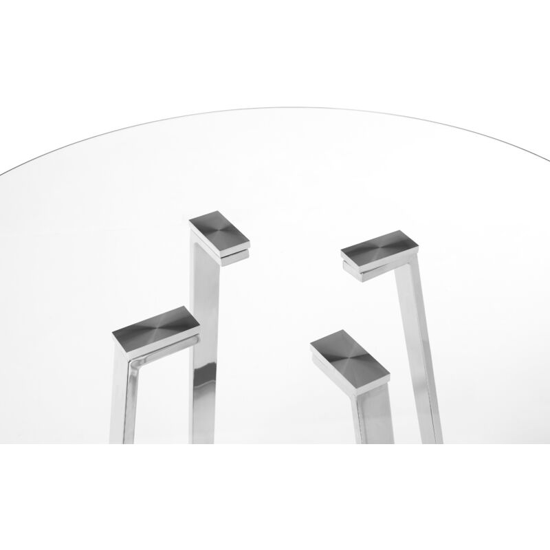 Premier Housewares Metropolitan Round Dining Table - Image 4