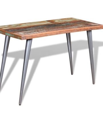 Dining Table Solid Reclaimed Wood 120x60x76 cm vidaXL