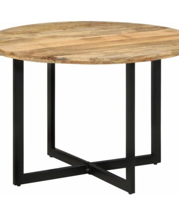Dining Table 110x75 cm Solid Wood Mango vidaXL