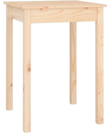 Dining Table 55x55x75 cm Solid Wood Pine vidaXL