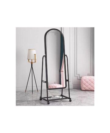 Full Length Rolling Mirror with Bracket