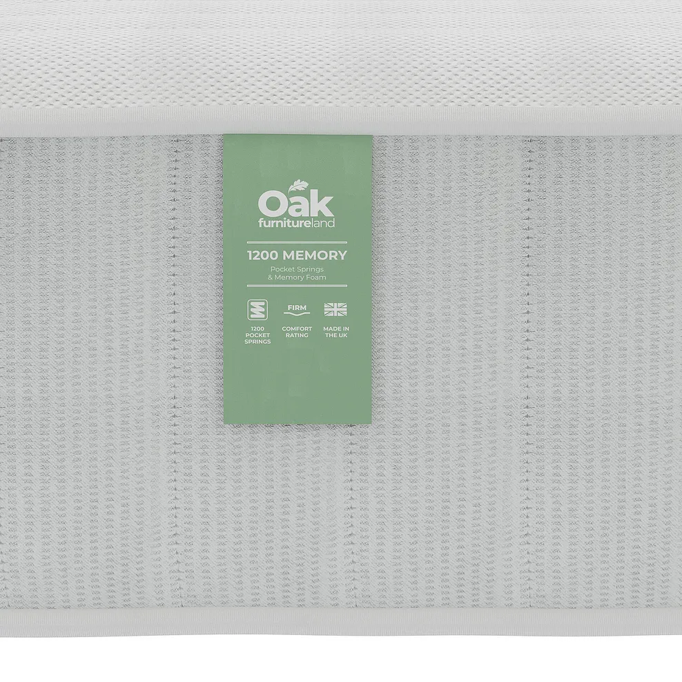 MEMORY MATTRESSES Super King-Size Mattress 1200 Pocket Springs - Firm - Image 3