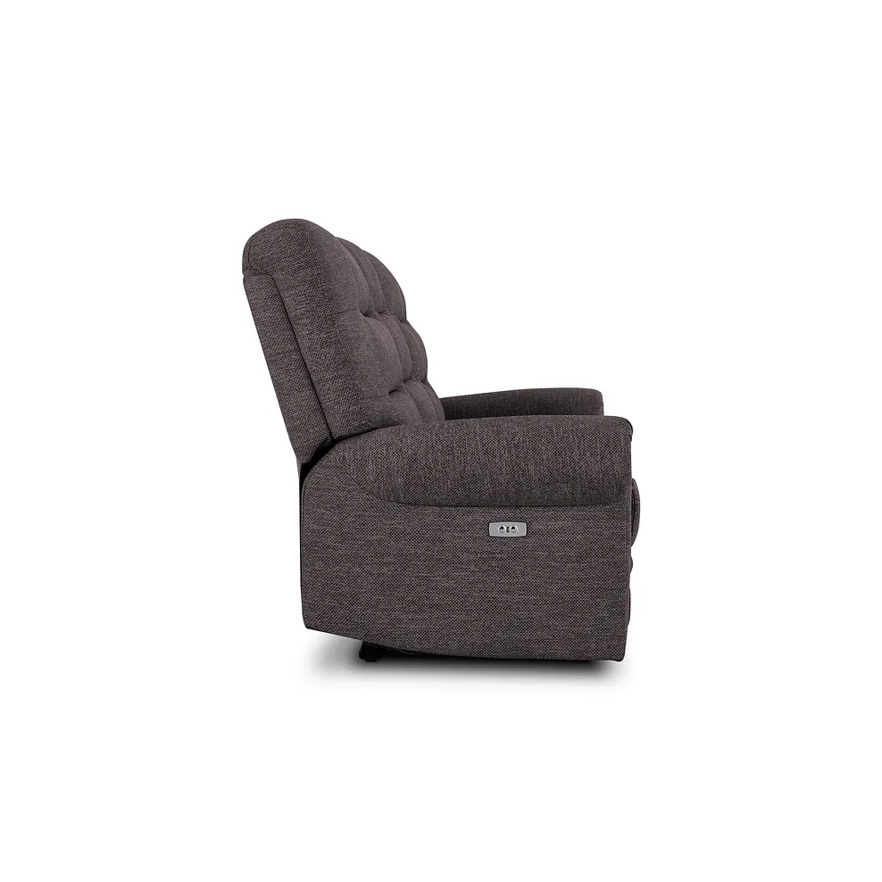 EASTBOURNE 3 Seater Electric Recliner Sofa Andaz Charcoal Fabric - Image 8