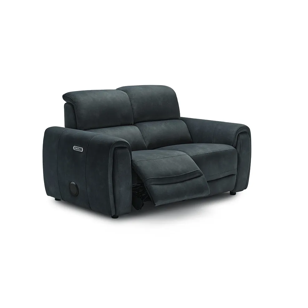 ARABELLA 2 Seater Recliner Sofa with Speakers Dexter Shadow Fabric - Image 10
