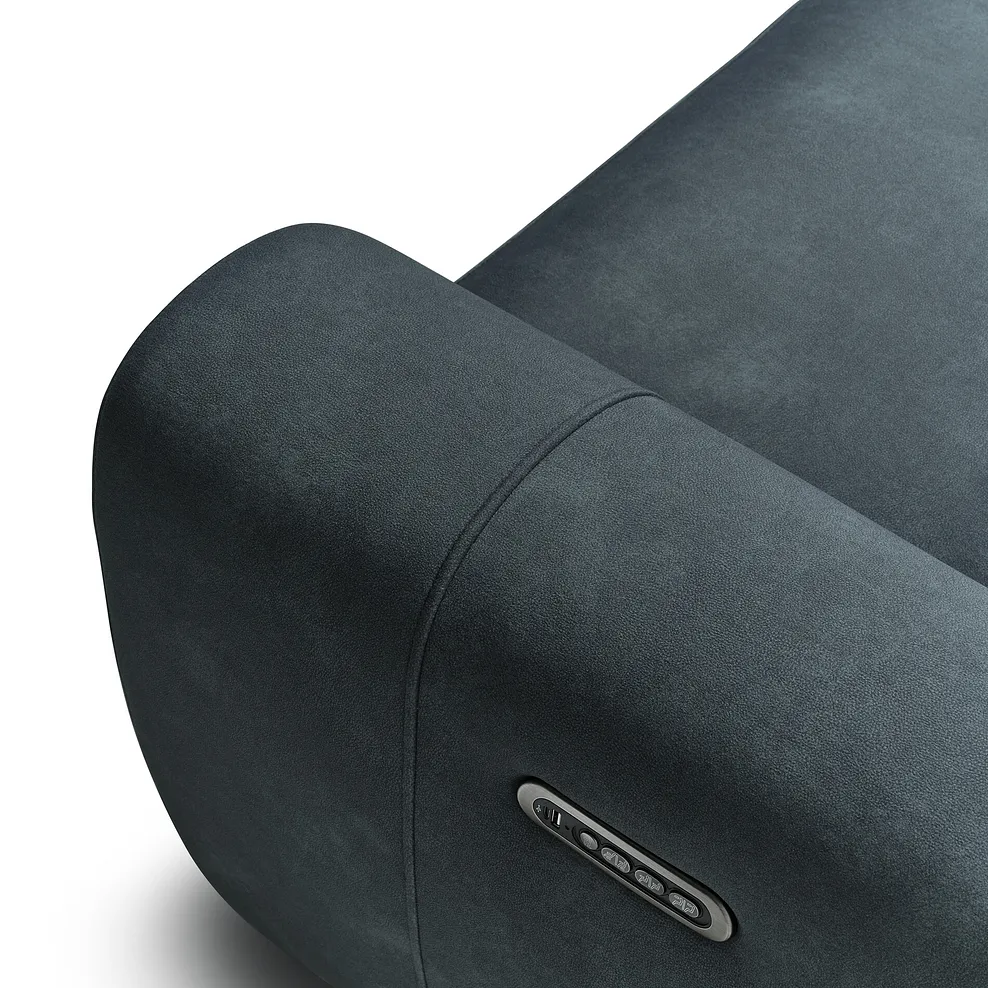 ARABELLA 2 Seater Recliner Sofa with Speakers Dexter Shadow Fabric - Image 21