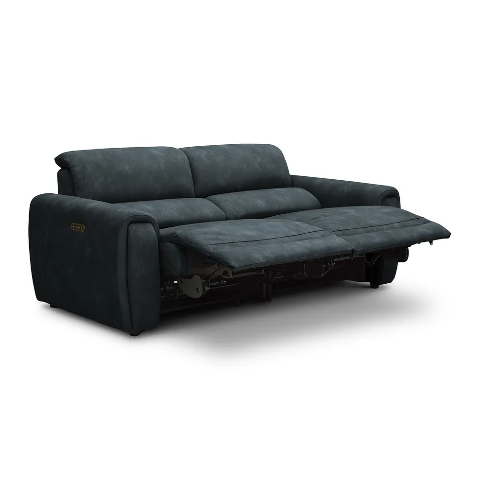 ARABELLA 3 Seater Electric Recliner Sofa Dexter Shadow Fabric - Image 12