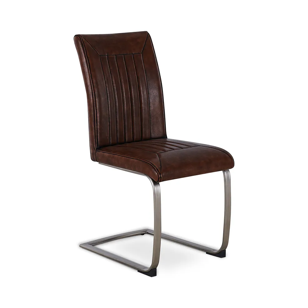 BAILEY Vintage Tan Chair Steel Metal - Image 2