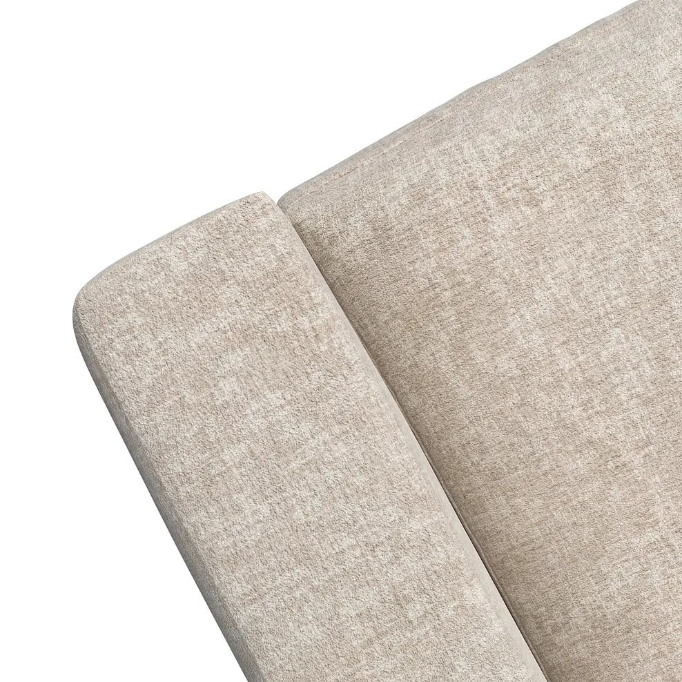 MALVERN Modular 3 Seat Left Hand Corner Sofa Beige Fabric - Image 9