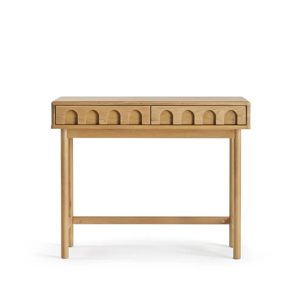 BELGRAVE Console Table Natural Oak - Image 2