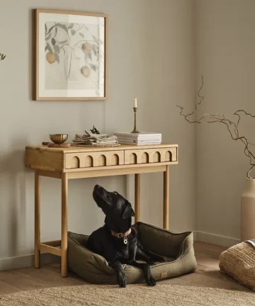 BELGRAVE Console Table Natural Oak