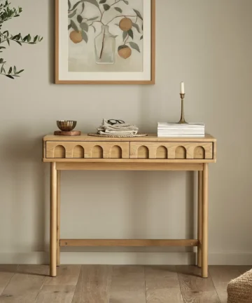 BELGRAVE Desk Natural Oak